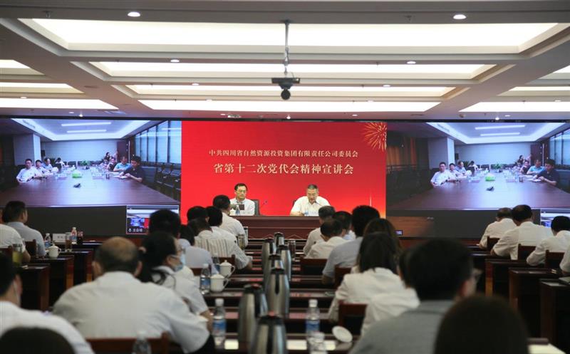 省pg麻将胡了免费模拟器投资集团党委组织召开省第十二次党代会精神宣讲会